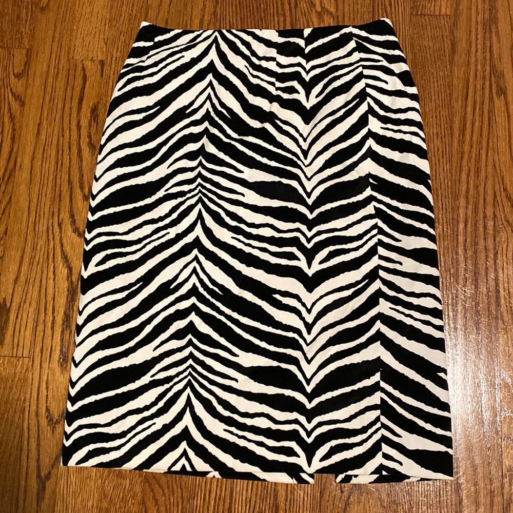 Talbots Zebra Skirt Size 10